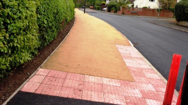 Completing the footway and crossing on School Lane, May 2020