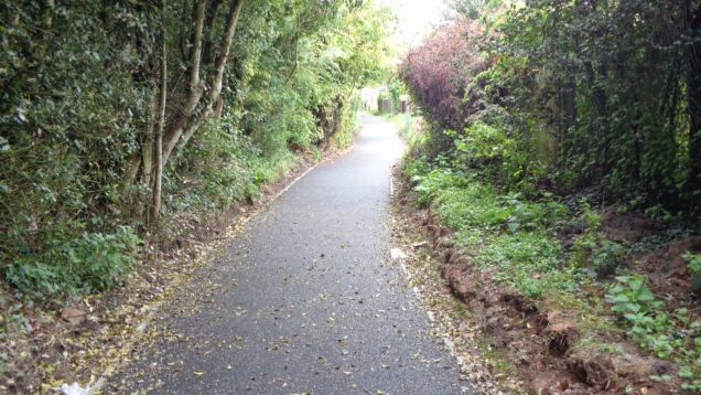 New path connecting Redlands Road and Cornyx Lane, April 2020