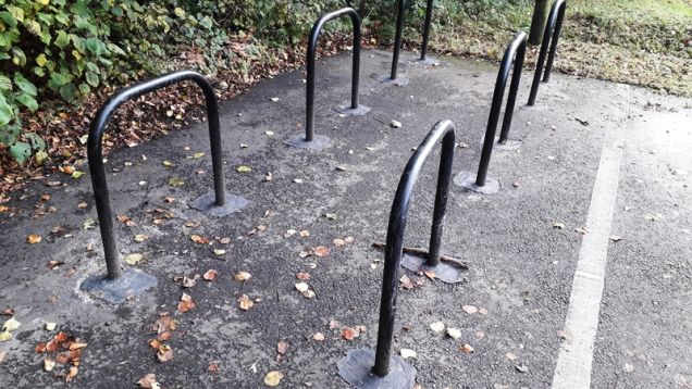 Bike Hoops in Elmdon Park